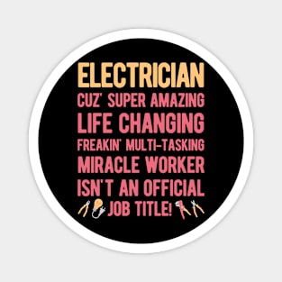 Funny Electrician Magnet